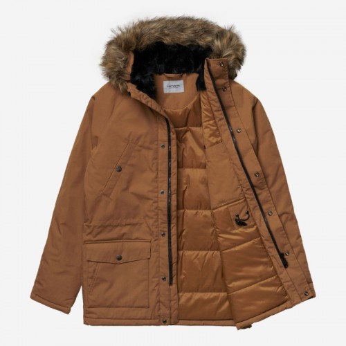 Carhartt Wip Trapper Parka Brown | sincovaga.com.br