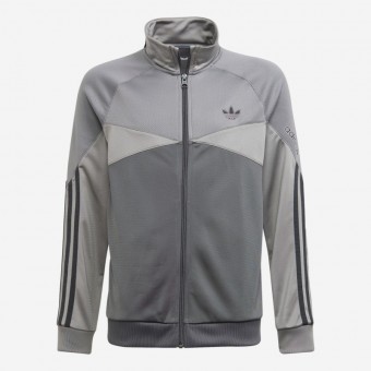 CASACO ADIDAS TRACK J CINZA