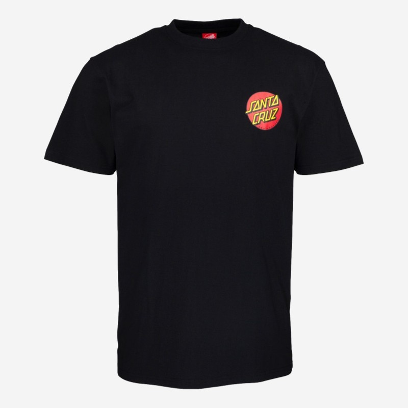 T-SHIRT SANTA CRUZ CLASSIC DOT PRETO