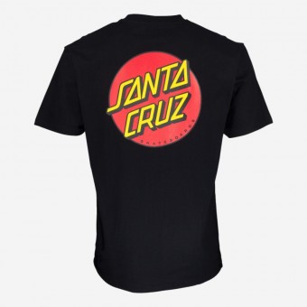 T-SHIRT SANTA CRUZ CLASSIC DOT PRETO