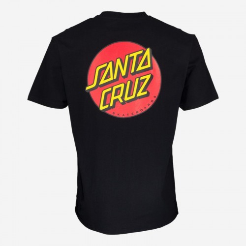 T-SHIRT SANTA CRUZ CLASSIC DOT PRETO