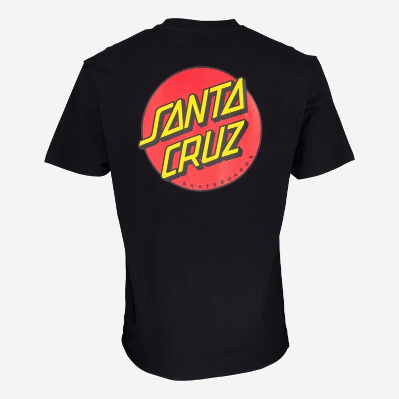 T-SHIRT SANTA CRUZ CLASSIC DOT PRETO