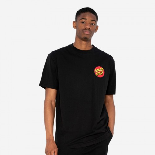 T-SHIRT SANTA CRUZ CLASSIC DOT PRETO