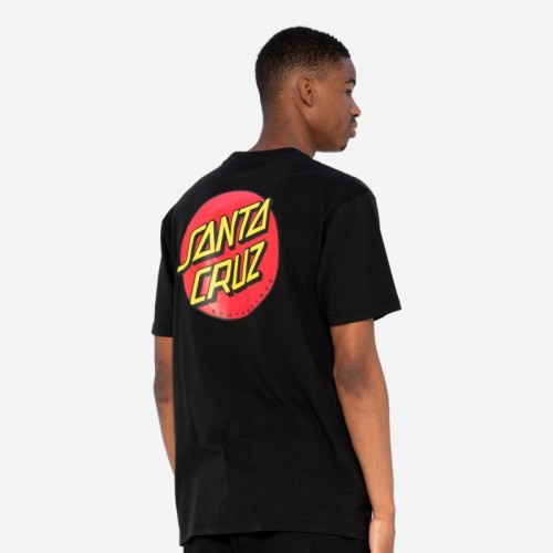 T-SHIRT SANTA CRUZ CLASSIC DOT PRETO