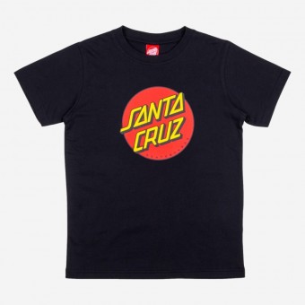 T-SHIRT SANTA CRUZ CLASSIC DOT J PRETO