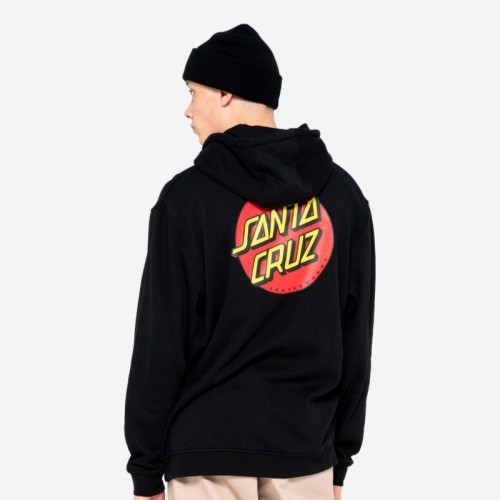 SWEAT SANTA CRUZ CLASSIC DOT PRETO