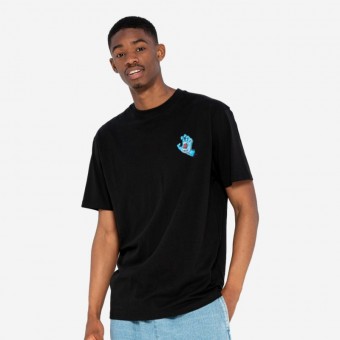 T-SHIRT SANTA CRUZ SCREAMING HAND PRETO