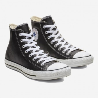 TENIS CONVERSE CHUCK TAYLOR LEATHER PRETO