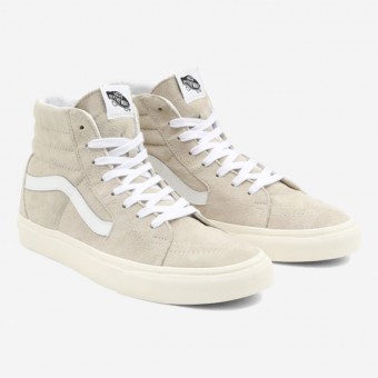 TENIS VANS SK8 HI PIG SUEDE BEGE