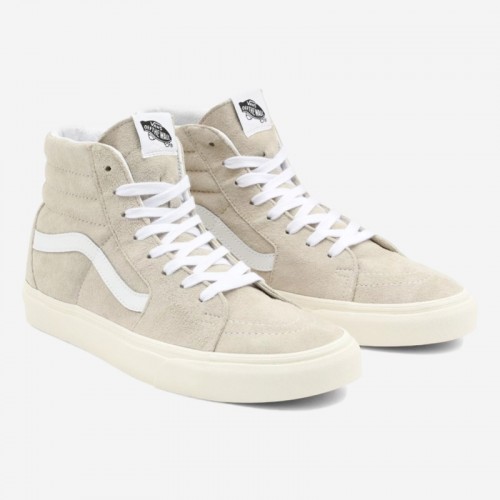 TENIS VANS SK8 HI PIG SUEDE BEGE