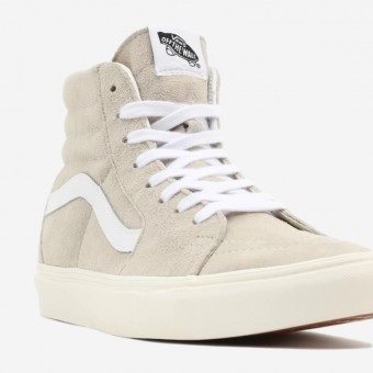 TENIS VANS SK8 HI PIG SUEDE BEGE