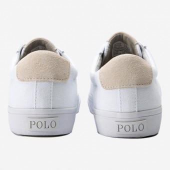 TENIS POLO RALPH LAUREN SAYER BR/CASTANHO