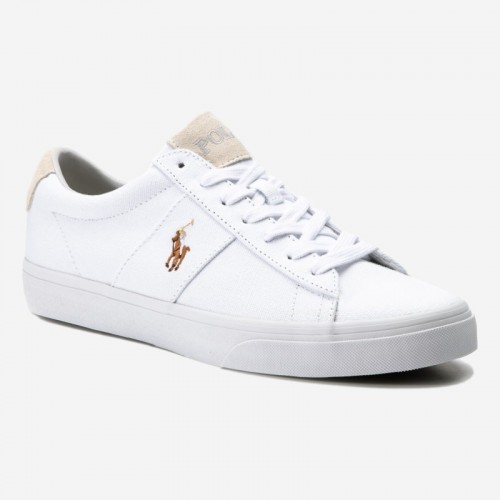 TENIS POLO RALPH LAUREN SAYER BR/CASTANHO