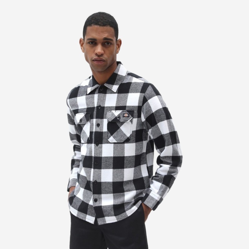 CAMISA DICKIES SACRAMENTO PR/BRANCO