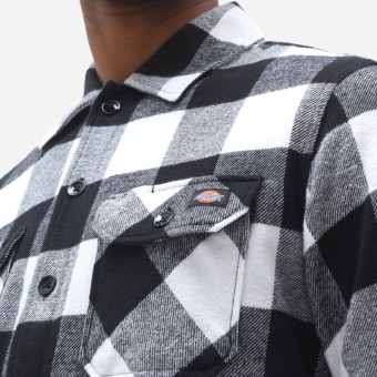 CAMISA DICKIES SACRAMENTO PR/BRANCO