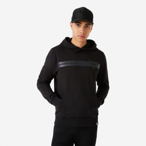 SWEAT NEW ERA TEAM LOGO CHICAGO BULLS PRETO