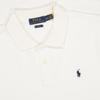 POLO RALPH LAUREN CUSTOM FIT BRANCO