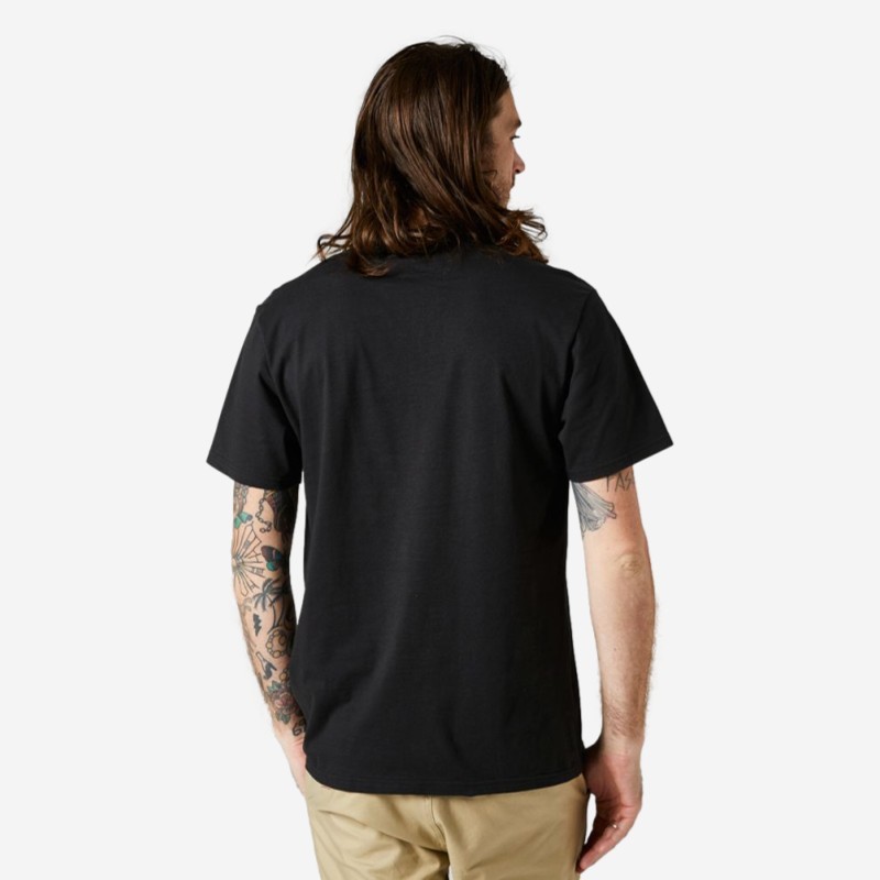 T-SHIRT FOX KAWI STRIPES PRETO