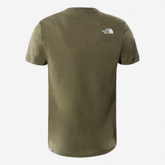 T-SHIRT THE NORTH FACE SIMPLE DOME J VERDE