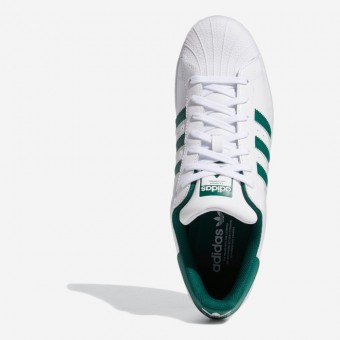 TENIS ADIDAS SUPERSTAR BR/VERDE