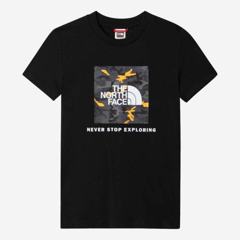 T-SHIRT THE NORTH FACE BOX P5 J PRETO