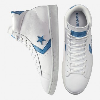 TENIS CONVERSE PRO LEATHER BR/AZUL