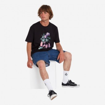 T-SHIRT VOLCOM MAX LOEFFLER PRETO