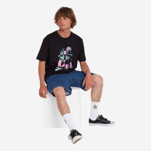 T-SHIRT VOLCOM MAX LOEFFLER PRETO