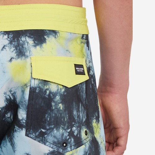 CALÇÕES VOLCOM SATURATE STONEY 19 PR/AMARELO