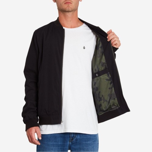 CASACO VOLCOM BURNWARD PRETO