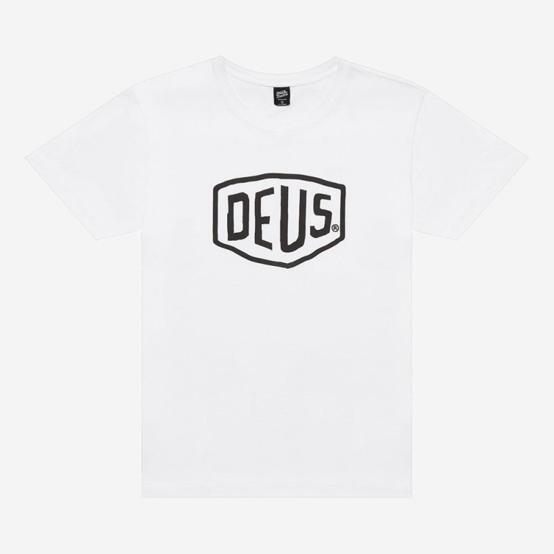 T-SHIRT DEUS EX MACHINA SHIELD TEE BRANCO
