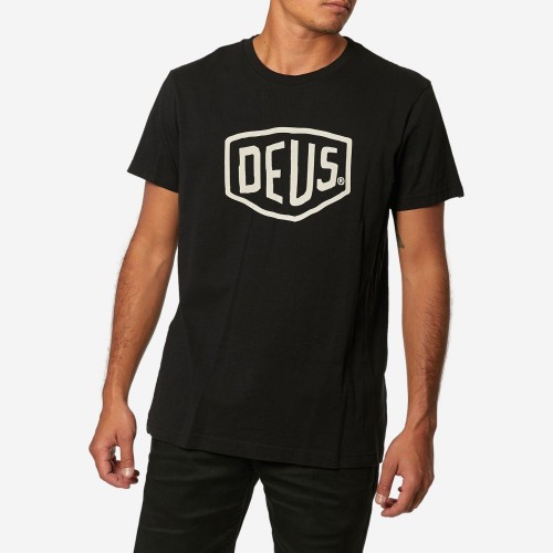 T-SHIRT DEUS EX MACHINA SHIELD TEE PRETO