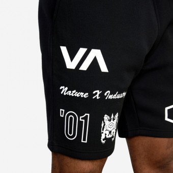 CALÇÕES RVCA SPORT PR/BRANCO
