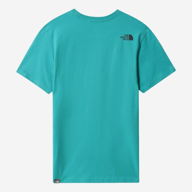 T-SHIRT THE NORTH FACE WOOD AZUL CLARO