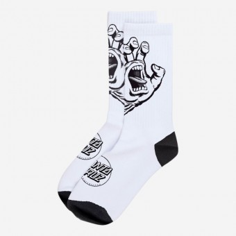 MEIAS SANTA CRUZ SCREAMING HAND BRANCO