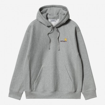 SWEAT CARHARTT WIP AMERICAN SCRIPT CINZA