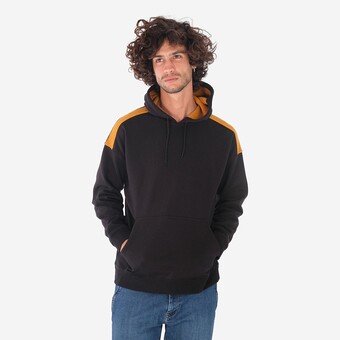 SWEAT HURLEY HEAT BONDI PR/AMARELO