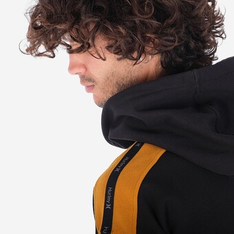 SWEAT HURLEY HEAT BONDI PR/AMARELO