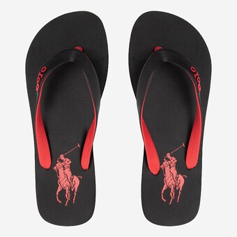 CHINELOS POLO RALPH LAUREN BOLT PR/VERMELHO