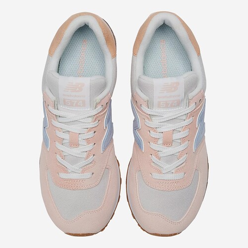 TENIS NEW BALANCE 574 ROSA/CLARO