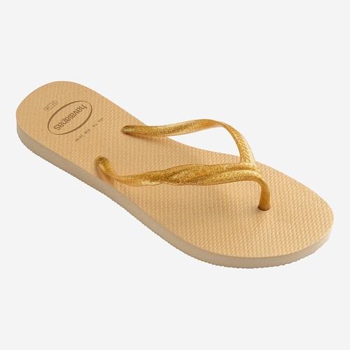 CHINELOS HAVAIANAS FANTASIA GLOSS DOURADO