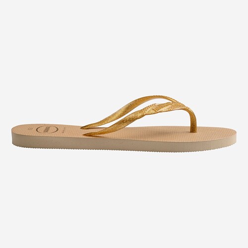 CHINELOS HAVAIANAS FANTASIA GLOSS DOURADO