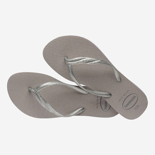CHINELOS HAVAIANAS FANTASIA GLOSS PRATEADO