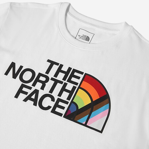T-SHIRT THE NORTH FACE PRIDE TEE BRANCO
