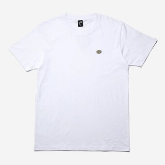 T-SHIRT DEUS EX MACHINA SHIELD STANDARD TEE BRANCO