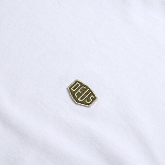 T-SHIRT DEUS EX MACHINA SHIELD STANDARD TEE BRANCO