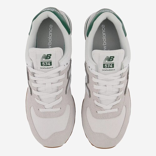 TENIS NEW BALANCE 574 BEGE/VERDE