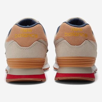 TENIS NEW BALANCE 574 BEGE/AZ
