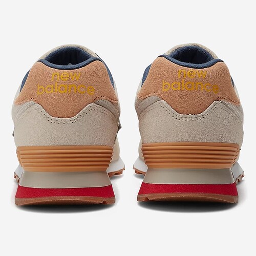 TENIS NEW BALANCE 574 BEGE/AZ