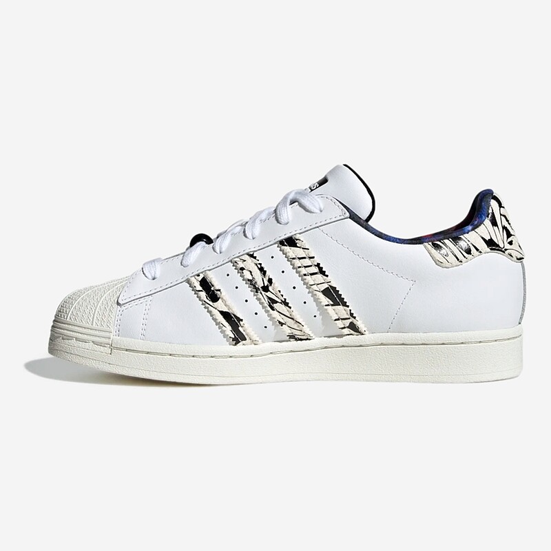 TENIS ADIDAS SUPERSTAR W BR/FLORES